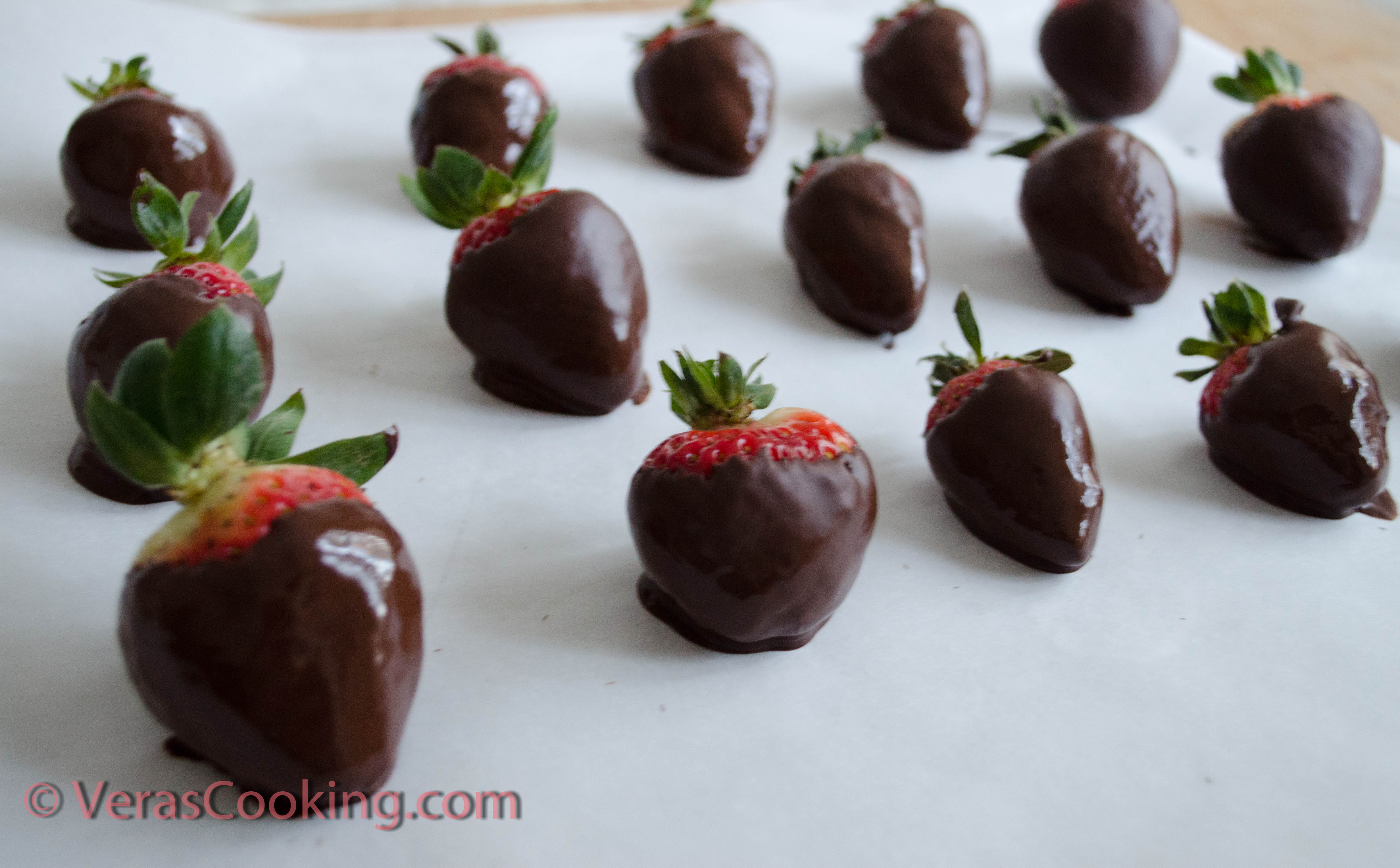 Strawberries dipped in chocolate (6 of 9) Vera's Cooking